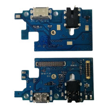 Шлейф для Samsung M31s, M317  микрофона, коннектора зарядки