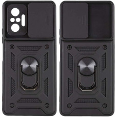 Чохол-Ударостійкий Camshield Serge Ring Xiaomi Redmi Note 10 Pro / Note 10 Max , чорний