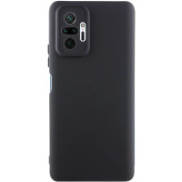 Чехол-силикон Getman Liquid Silk Full Camera Xiaomi Redmi Note 10 Pro / Note 10 Pro Max, Черный