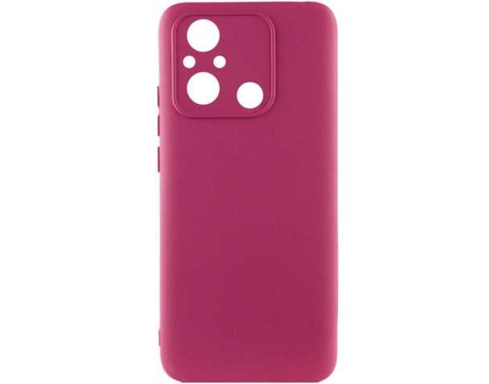 Чохол-силікон Cover Lakshmi Full Camera Xiaomi Redmi 12C / Poco C55 (Бордовий / Plum)