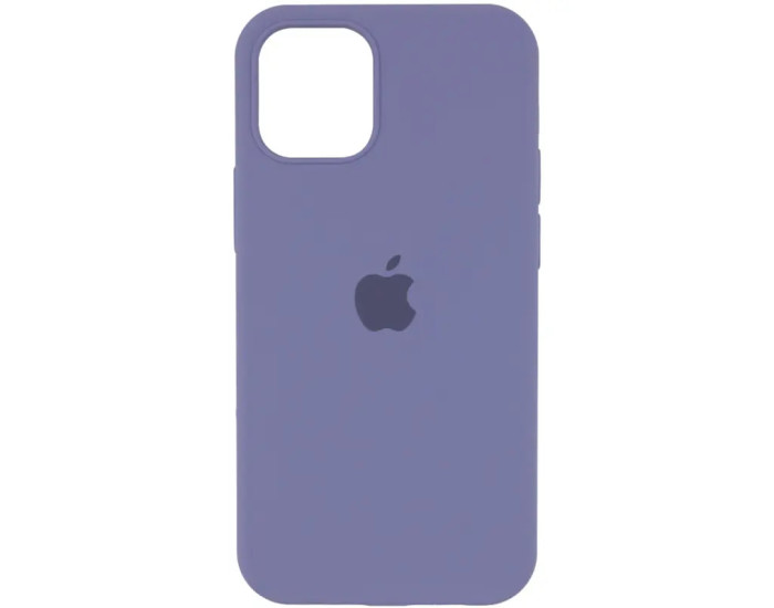 Чехол-силикон оригинал Full Soft Matte iPhone 14 Серая лаванда