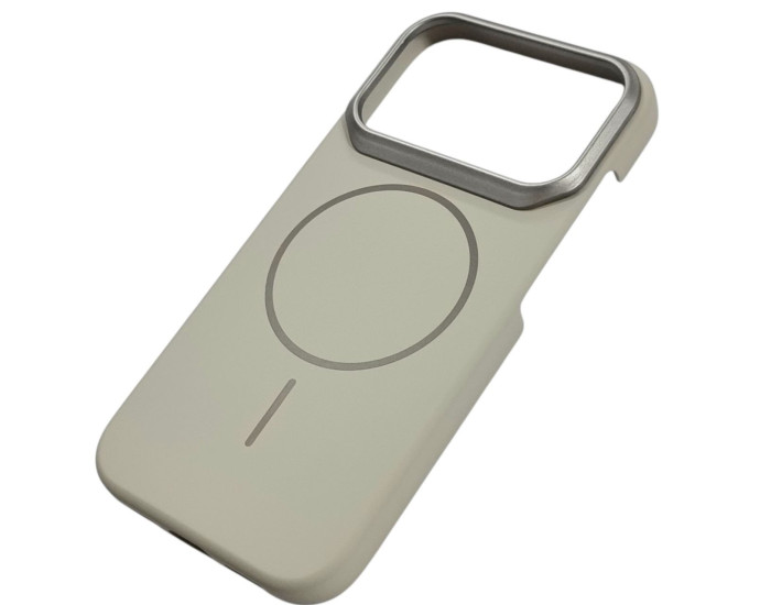 Чехол-силикон PC Dream with MagSafe для iPhone 17 Pro Античный белый