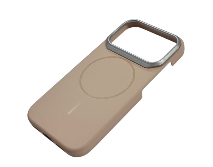 Чехол-силикон PC Dream with MagSafe для iPhone 17 Pro Бежевый