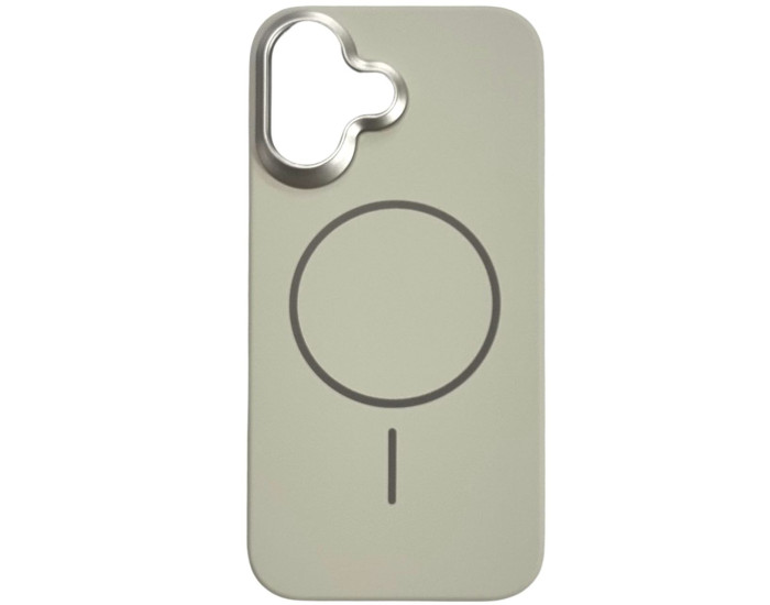Чехол-силикон PC Dream with MagSafe для iPhone 17 Античный белый