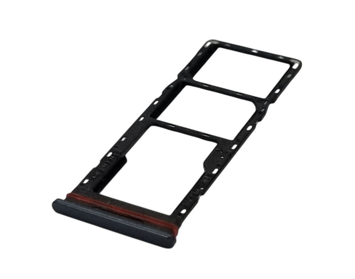 Держатель SIM карты для Tecno Spark 8C KG5n, Magnet Black, Dual Sim