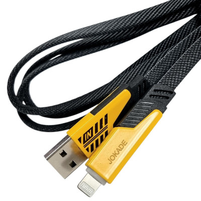 Кабель USB кабель Jokade JA046 WUJIE Series 4-in-1 PD100W, чорний