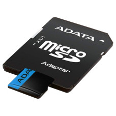 Карта памяти MicroSD 32GB A-DATA Premier Class 10 A1 (R-100Mb/s) UHS-1 + Adapter SD