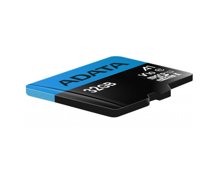 Карта памяти MicroSD 32GB A-DATA Premier Class 10 A1 (R-100Mb/s) UHS-1 + Adapter SD
