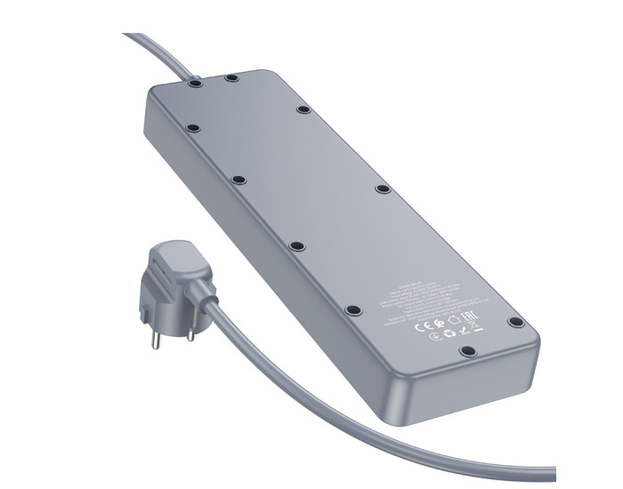 Сетевой фильтр BOROFONE BAC4A Lord 5 position socket(1C3A)(EU), черный