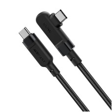 Кабель USB-C Acefast C5-03 Right angled aluminum alloy Type-C to Type-C (100W/2m) черный