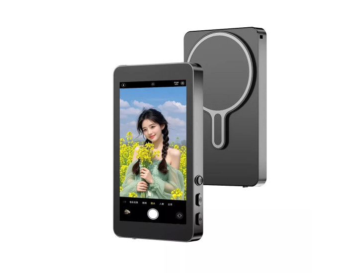 Дополнительный экран Magnetic selfie screen RK-X40L камеры смартфона Black