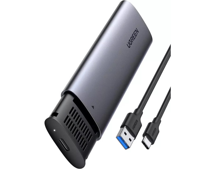 Внешний карман для накопителя UGREEN USB-C to M.2 NGFF 5G Enclosure A TO C Cable 50cm