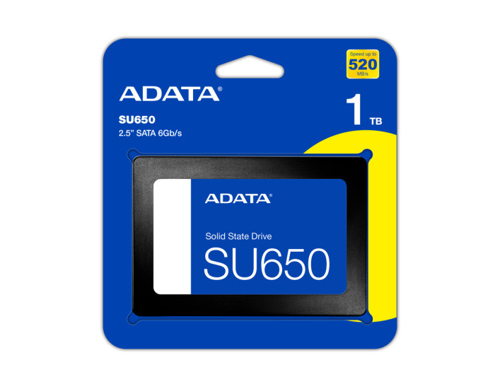 Накопичувач SSD диск ADATA Ultimate SU650 1TB 2.5" SATA III 3D NAND