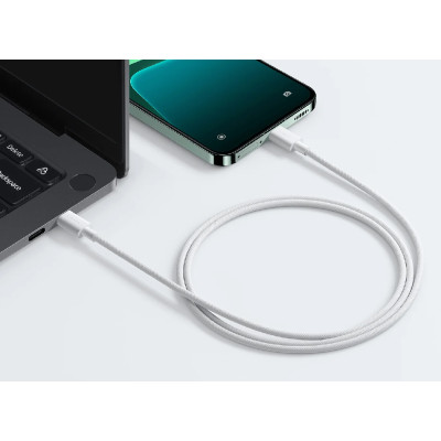 Кабель Xiaomi Braided USB-C to USB-C Cable (3A) (1m)