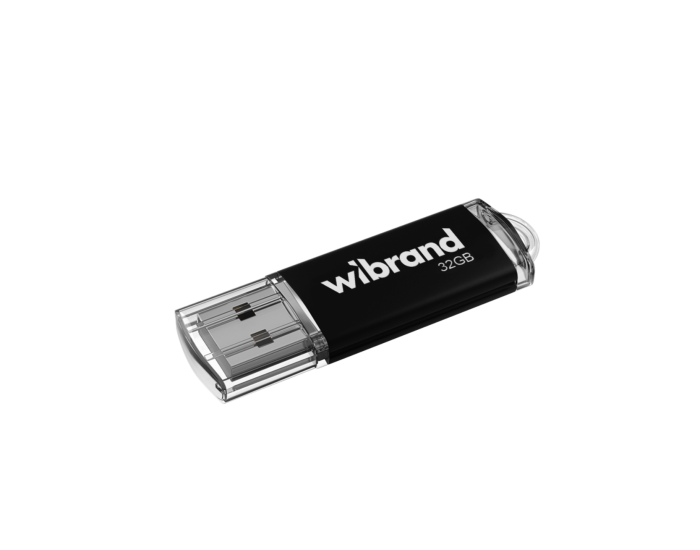 Флешка USB 2.0 Wibrand 32Gb Cougar Black