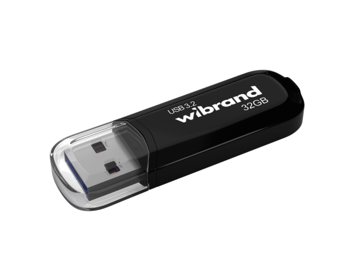Флешка USB 3.2 Wibrand 32Gb Gen1 Marten Black