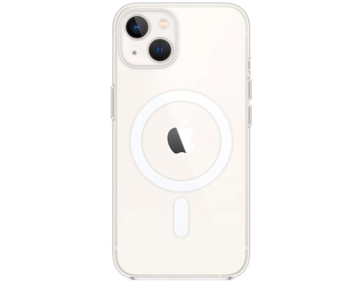 Чехол-силикон Clear Case with MagSafe and Animation iPhone 13 прозрачный