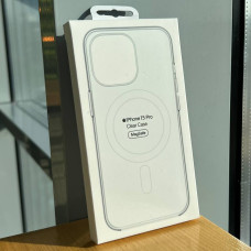 Чехол-силикон Clear Case with MagSafe and Animation iPhone 14 Pro прозрачный