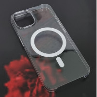 Чохол-силікон Clear Case with MagSafe and Animation iPhone 15 Прозорий
