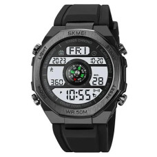 Часы наручные SKMEI (2209BKWT) Black/White, Compass, Pedometer