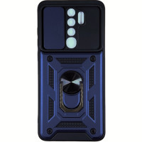 Чехол-Ударопрочный Camshield Serge Ring Xiaomi Redmi Note 8 Pro, синий