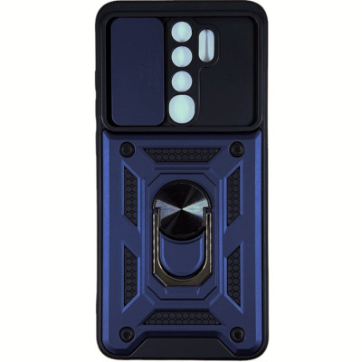 Чохол-Ударостійкий Camshield Serge Ring Xiaomi Redmi Note 8 Pro, синій