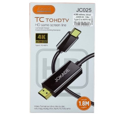 Кабель HDMI Jokade JC025 ZHIPING series 4K Type-C to HDTV HD 1.8m