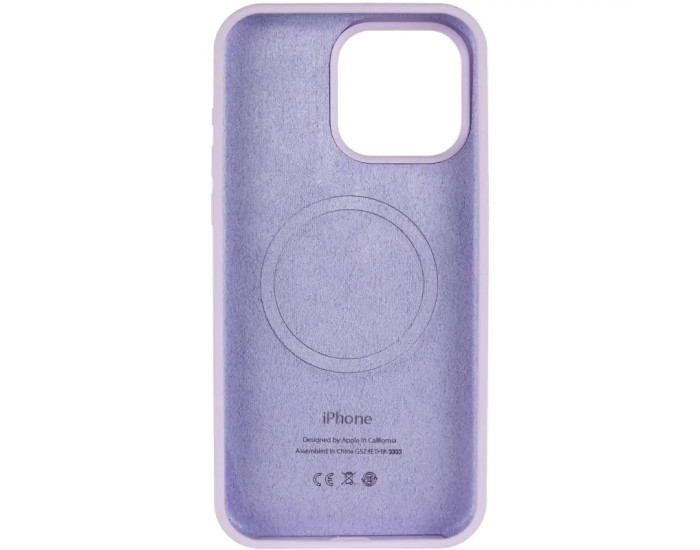 Чехол-силикон оригинал Full Soft Matte with MagSafe iPhone 11 Pro Max, лавандовий