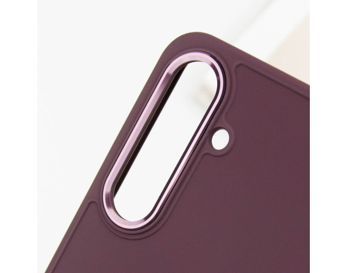 Чохол-силікон Bonbon Metal Style Samsung S23 S911, Plum