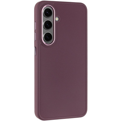 Чохол-силікон Bonbon Metal Style Samsung S24 / S25, Plum