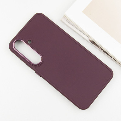 Чохол-силікон Bonbon Metal Style Samsung S24 / S25, Plum