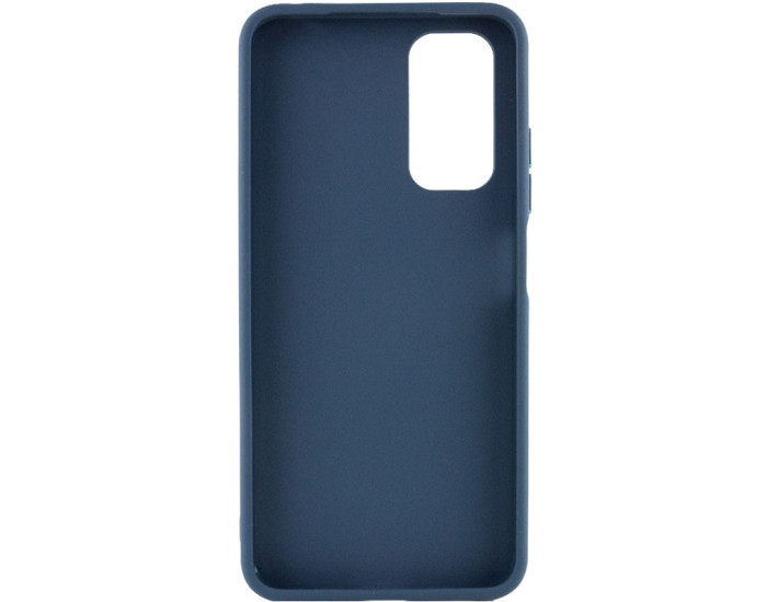 Чохол-силікон Bonbon Metal Style Samsung A54 (Синій / Cosmos Blue)