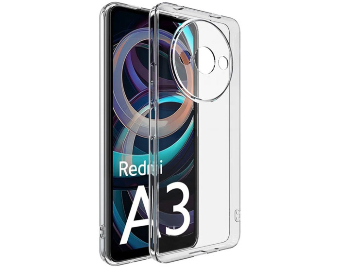 Чехол-силикон Epic Transparent 1,5mm Full Camera Xiaomi Redmi A3 Прозрачный