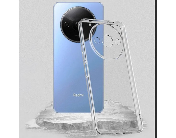 Чехол-силикон Epic Transparent 1,5mm Full Camera Xiaomi Redmi A3 Прозрачный