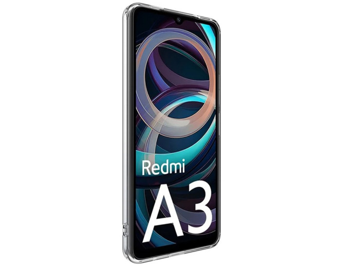Чехол-силикон Epic Transparent 1,5mm Full Camera Xiaomi Redmi A3 Прозрачный