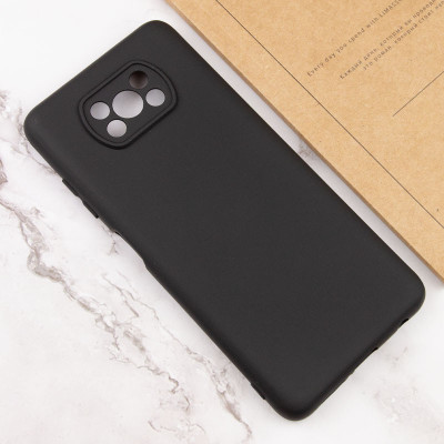 Чехол-силикон Cover Lakshmi Full Camera Xiaomi Poco X3 / X3 Pro / X3 NFC, Черный/Black