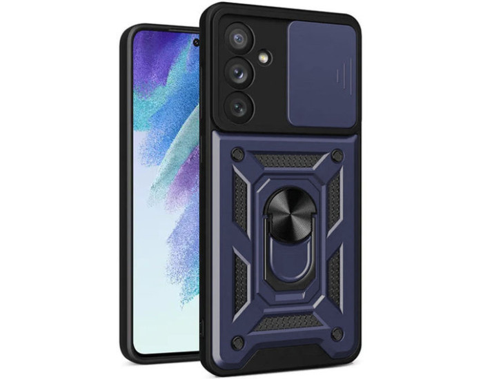 Чехол-Ударопрочный Camshield Serge Ring Samsung Galaxy A057 / A05s, Синий