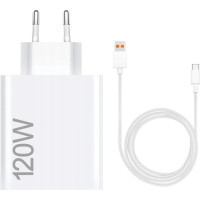Сетевое зарядное устройство Xiaomi (OR) Xiaomi 120W Hyper Charge White (BHR9462EU) (100% оригинал)