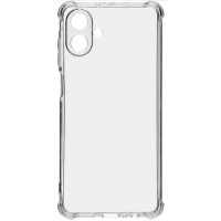 Чехол-силикон Getman Ease logo усиленные углы Samsung A07, Прозрачный