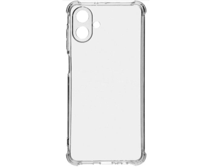 Чехол-силикон Getman Ease logo усиленные углы Samsung A07, Прозрачный