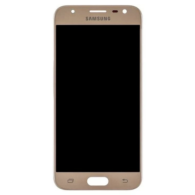 Дисплей с сенсорным экраном (модуль) Samsung J330 Galaxy J3 (2017), золотой, оригинал