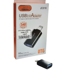 Перехідник OTG Jokade JC018 YOUHONG USB to Lightning, чорний