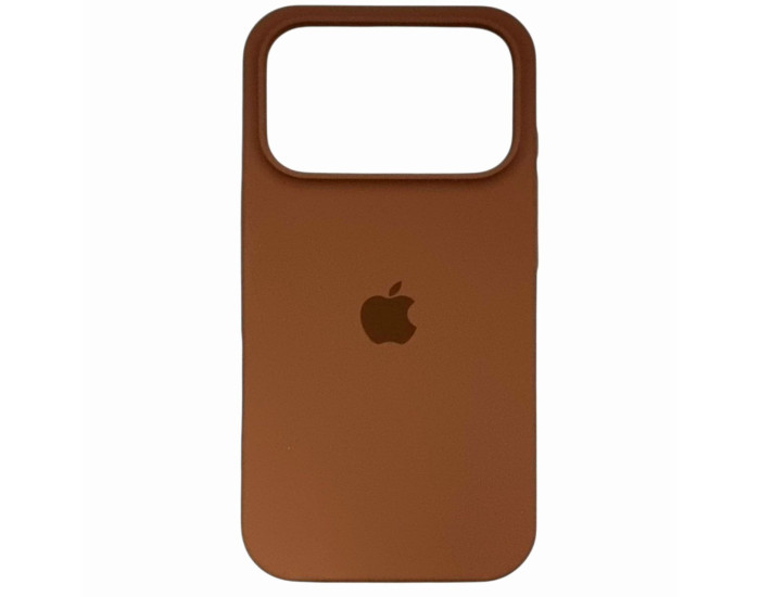 Чехол-силикон оригинал Case Full Protective iPhone 17 Pro Max, коричневый