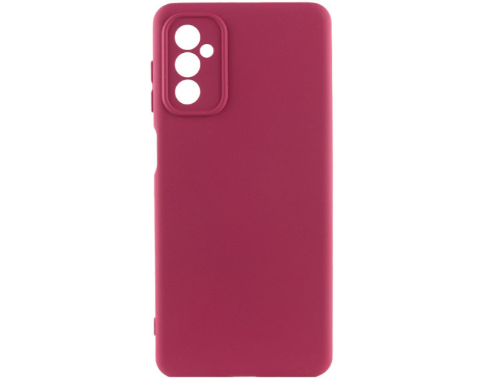 Чохол-силікон Silicone Lakshmi Full Camera Samsung A14 4G / 5G / M14 5G марсала
