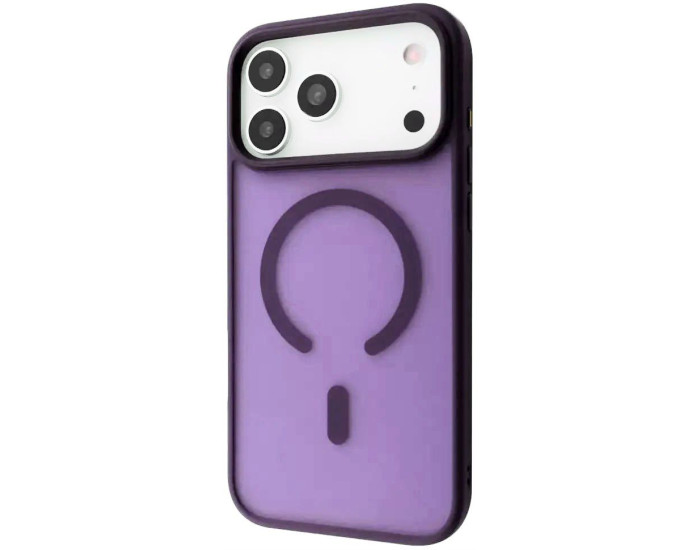 Чехол-силикон Matte Color with Magsafe iPhone 17 Pro Max Темно-фиолетовый
