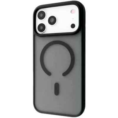 Чохол-силікон Matte Color with Magsafe iPhone 17 Pro Max чорний