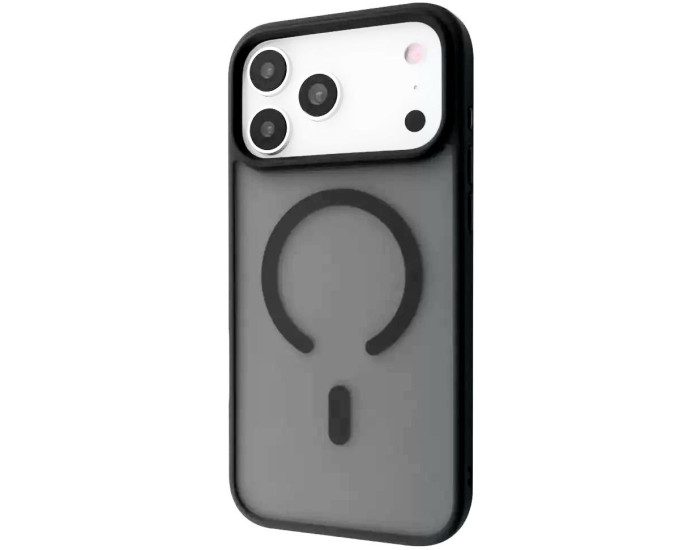 Чохол-силікон Matte Color with Magsafe iPhone 17 Pro Max, чорний