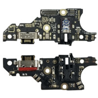 Шлейф для Motorola Moto G34, конектора зарядки, High Copy