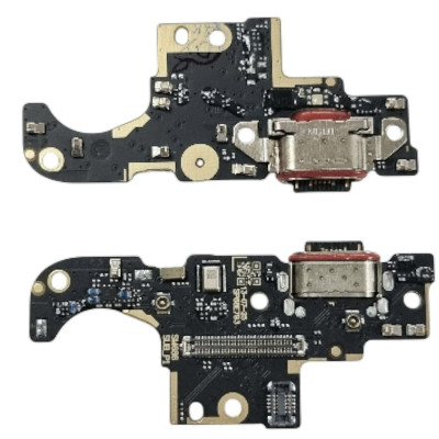 Шлейф для Motorola Moto G86 Power, конектора зарядки, High Copy