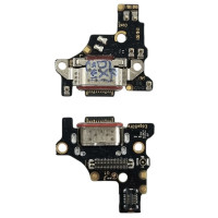Шлейф для Motorola Moto G96 5G, коннектора зарядки, High Copy